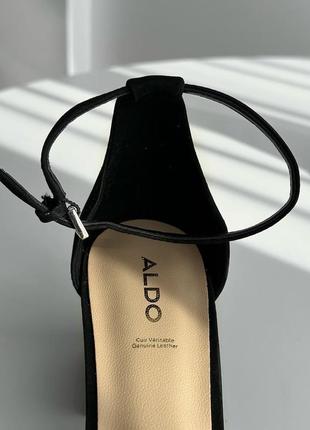 Aldo босоножки натуральная замша4 фото