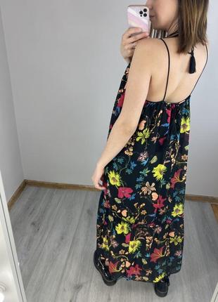 Легкий летний сарафан в цветы от h&amp;m,новый,l🌸2 фото