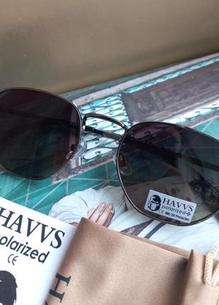 Сонячні жіночі чоловічі окуляри з поляризацією бренду havvs італія4 фото