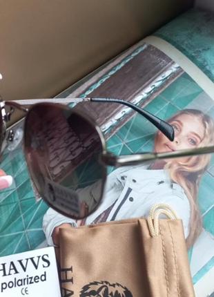 Сонячні жіночі чоловічі окуляри з поляризацією бренду havvs італія5 фото