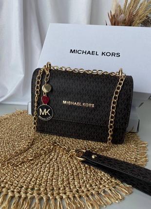 Сумка клатч michael kors brown