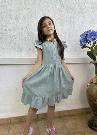 Платье муслин для девочки9 фото