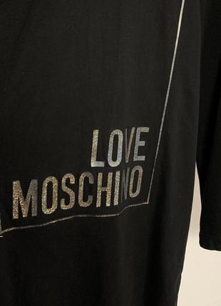 Платье с капюшоном платье-худи love moschino7 фото