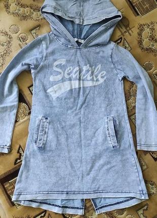 Котоновое платье на девочку