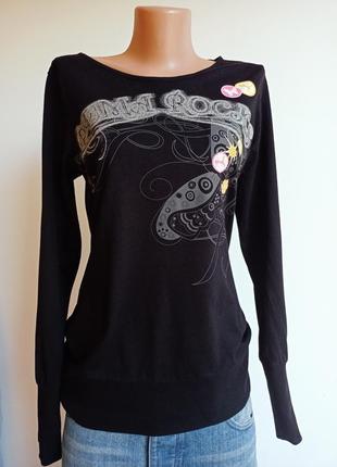 🦋 легкий світер лонгслів  з широкими манжетами