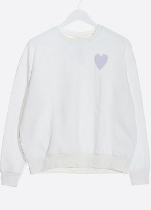 Свитшот худи толстовка белая zara essentials