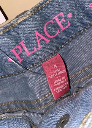 Шорты джинсовые для девочки завтра размер: 4 года 16,бренд: children’s place6 фото