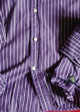Брендовая фирменная хлопковая рубашка рубашка сорочка tommy hilfiger, оригинал, размер l.3 фото