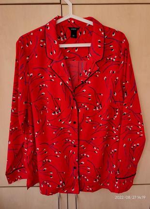 Блуза в пижамном стиле lindex размер l1 фото