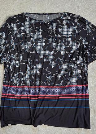 Красивая блуза футболка большого размера