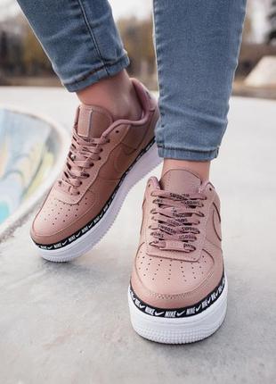 Nike air force 1 ribbon pack pink женские кроссовки.