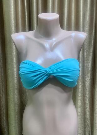Верх от купальника h&m мятного бирюзового цвета  размер бюста 8 / s-xs