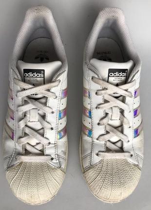 Adidas originals superstar женские кожаные кроссовки женккие кроссовки2 фото