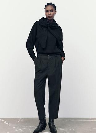 Брюки zara в клетку