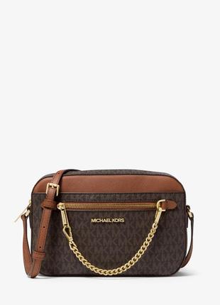 Cумка michael kors jet set large logo crossbody оригінал