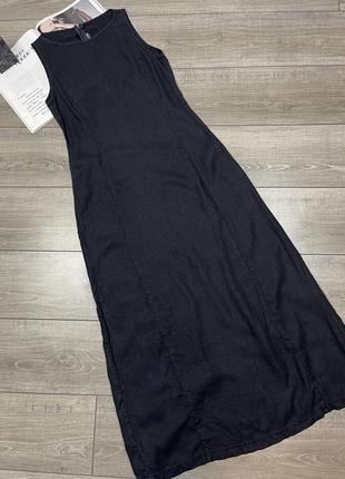 Оригінальна вінтажна лляна сукня armani jeans