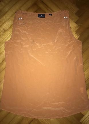 Maison scotch, шелковый топ! р.-4