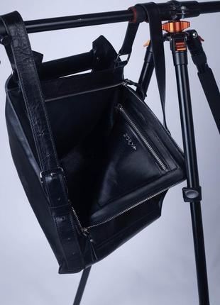 Ексклюзивний шкіряний чоловічий рюкзак\дизайнерський  рюкзак з преміальної шкіри\рюкзак оріон4 фото