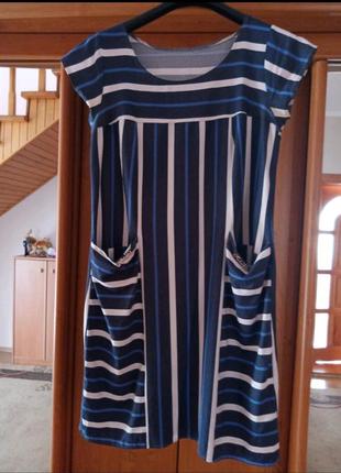 Плять летнее в полоску, женское платье