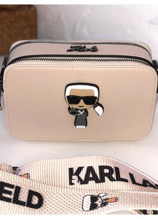 Сумочка karl lagerfeld беж