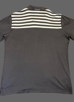 Мужская футболка поло с коротким рукавом (karl lagerfeld)2 фото