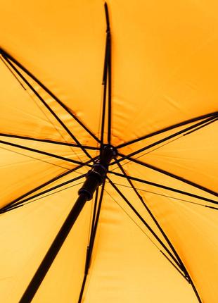 Зонт-трость женский macma, золотистый3 фото