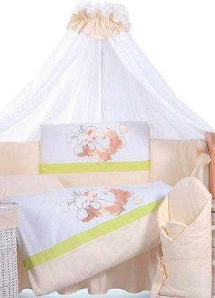 Комплект в детскую кроватку. 7 элементов.