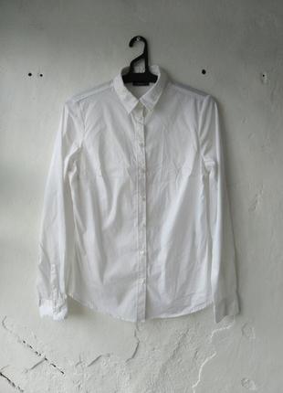 Женская белая базовая рубашка от yessica размер 36-402 фото
