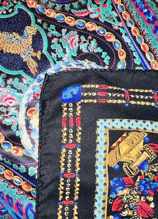 Роскошный шелковый платок / шарф faberge hermes9 фото