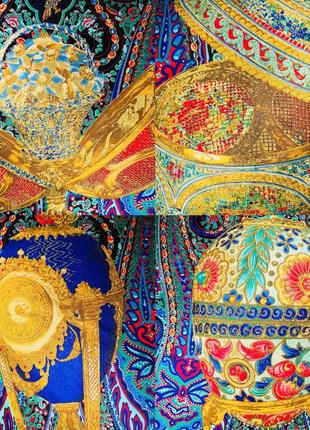 Роскошный шелковый платок / шарф faberge hermes5 фото