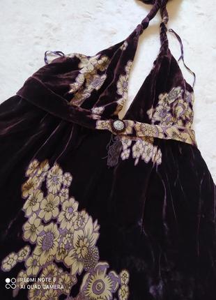 Бархатное платье в стиле винтаж eetro3 фото