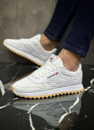 Reebok classic white1 фото