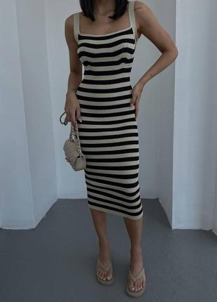 Базовые платья в полоску 
(производство туречинное 🇹🇷)
