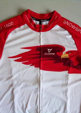 Велофутболка  cuore of switzerland cycling jersey (l)4 фото