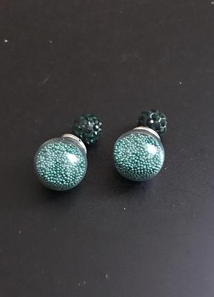 Серьги шарики
