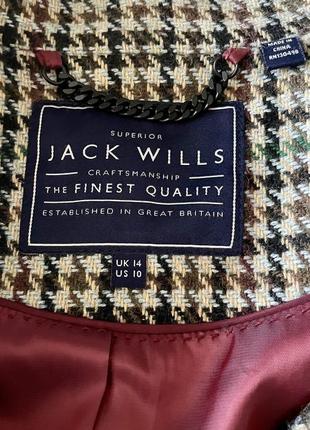 Пиджак жакет блейзер твидовый jack wills шерсть6 фото