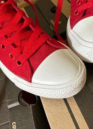 Распродажа! кеды converse chuck taylor 2 red, конверсы красные кеды4 фото