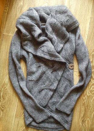 Кардиган з шалевим коміром