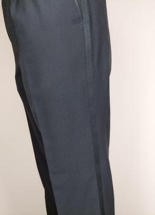 Шерстяной (45%) винтажный костюм с лампасами дорогого бренда5 фото