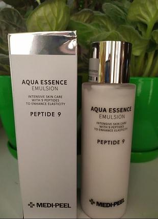 Емульсія зволожувальна пептидна для обличчя medi-peel peptide 9 aqua essence emulsion