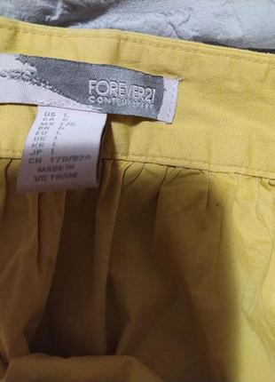 Великолепная желтая юбка миди, ротер +-464 фото