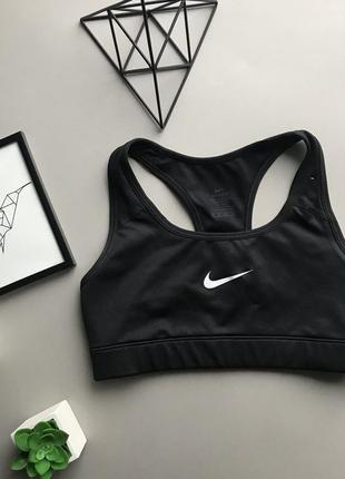 Оригинальный чёрный спортивный топ nike