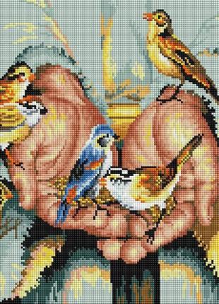 Алмазна вишивка colorart 40x50 ікона в руках у бога sp115