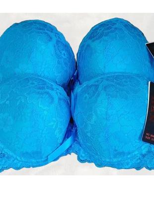 Красивый женский бюстгальтер, оригинальный цвет голубой