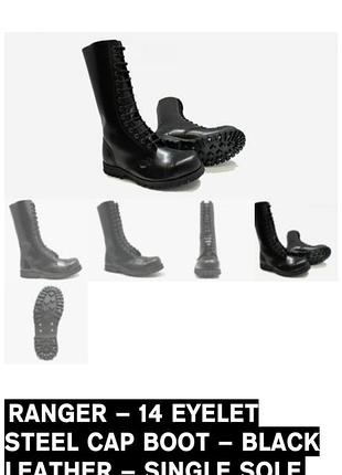 Ботинки берцы ranger steel cap boot