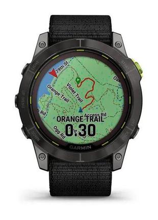 Смарт-годинник garmin enduro 2 із чорним нейлоновим ремінцем5 фото