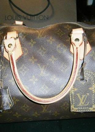 Monogram speedy 40 voyage handbag /ручки кожа2 фото