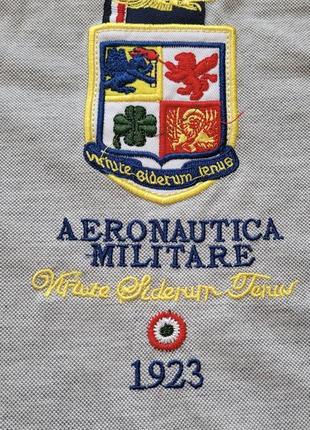 Футболка тениска aeronautika militare p. l  сост нового4 фото