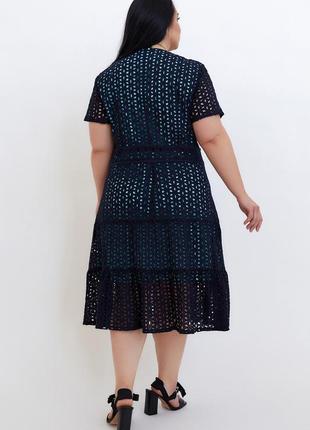 Літня жіноча легка сукня з натуральної тканини прошви3 фото