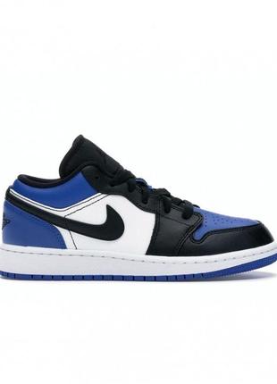 Кроссовки air jordan 1 low royal toe gs